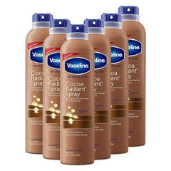 Vaseline Intensive Care Spray Moisturizer For Dry Skin Cocoa Radiant & Illuminate Me Shimmering Body Oil Created for Melanin Rich Skin, Illuminates Skin with Finishing Touch of Shimmer