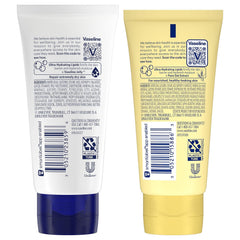 Vaseline Intensive Care Lotion Bundle – Advanced Repair Unscented Formula and Nourishing Moisture Hand and Body for Extremely Dry Skin, 2 OZ Ea (2 Piece Set)