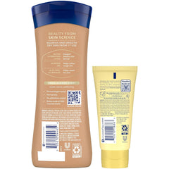 Vaseline Body Lotion, Almond Smooth, 72HR Moisture with Pro-Vitamin B5 + Travel-Friendly Nourishing Moisture Lotion for Extremely Dry Skin
