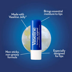 Vaseline Lip Therapy Original 8-Pack – Lip Moisturizer for Dry, Cracked Lips, 0.16 Oz Ea