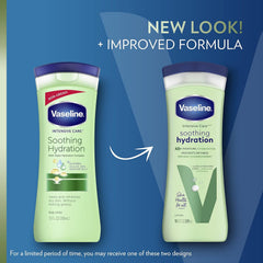 Vaseline Soothing Hydration 6-Pack – Intensive Care Moisturizing Hand and Body Lotion with Aloe, Ultra-Hydrating Lipids, 48 Hours of Moisture, 10 Oz Ea