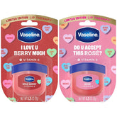Vaseline Lip Therapy Mini Tinted Lip Balm Set, Valentine’s Day Limited Edition Rosé + Wild Berry with Vitamin E for Soft, Kissable Lips, 0.25 Oz Ea
