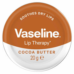 Vaseline Lip Therapy Petroleum Jelly Cocoa Butter, 20 g
