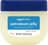 Amazon Basics Petroleum Jelly, Skin Protectant and Moisturizer for Dry Cracked Skin, Chapped Lips, Minor Cuts, Unscented, 7.5 oz, 1-Pack (Previously Solimo)