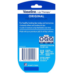 Vaseline Lip Therapy Original Mini Counter Display 2-Packs (12 Jars) – Bulk Lip Balm, Moisturizer for Soft, Smooth & Glossy Lips, 0.25 Oz Ea