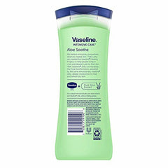 Vaseline Intensive Care Lotion for Dry Skin, Aloe Soothe, 10 FL OZ