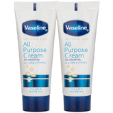 Vaseline Travel Essentials, All Purpose Cream 2-Pack, Hand & Body Lotion for Extremely Dry Skin, 1.41 Oz Ea