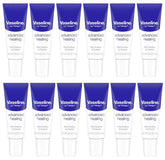 Vaseline Lip Therapy Petroleum Jelly, Advanced Formula 0.35 oz (12 pack)