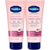 Vaseline Hand Cream 2-Pack – Healthy Hands Stronger Nails with Keratin, 10X Stronger Nails in 2 Weeks, 3.4 Oz Ea