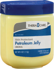 TheraCare Petroleum Jelly Skin Protectant, 4 oz | Dry Skin Relief | Chapped Skin & Lips | For Itchy, Sensitive Skin | Protects Cuts, Scrapes & Burns | Compare to Vaseline®