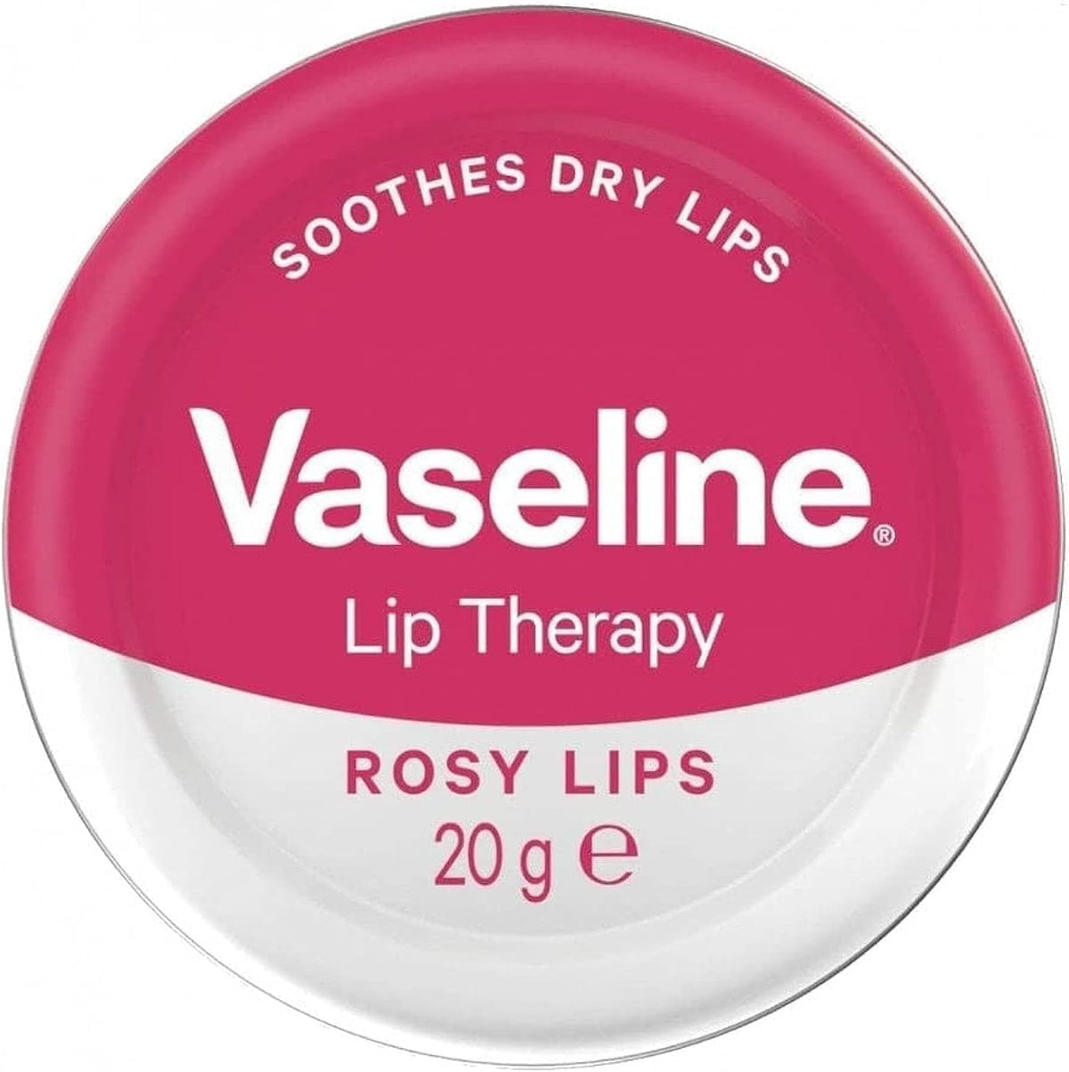 Vaseline Lip Therapy Rosy Lips with Rose and Almond Oil 20g, 1 Unit