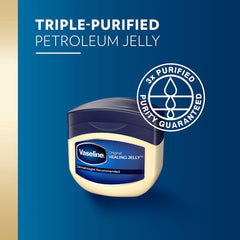 Vaseline Petroleum Jelly Original 3 Count Provides Dry Skin Relief And Protects Minor Cuts Dermatologist Recommended And Locks In Moisture 13oz (Pack of 2)