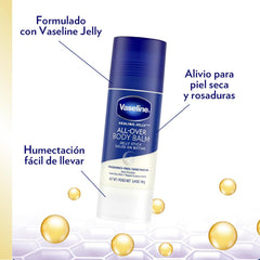 Vaseline Body Balm Stick For Dry Skin Relief Unscented Targeted Healing for Hard-to-Reach Spots 1.4 oz