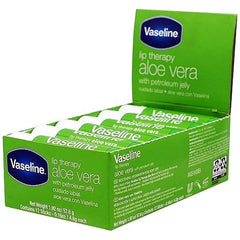 Vaseline Lip w/o Backer Card Aloe - 12 pack box